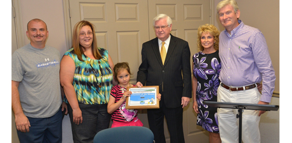 Congressman Hal Rogers with members of the Upper Chloe Creek Improvement Club