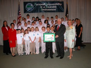 2003-04 Burnside Elementary wins PRIDE Club Sticker Contest