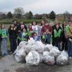 Volunteers from the Pulaski County Public Library's PRIDE Club