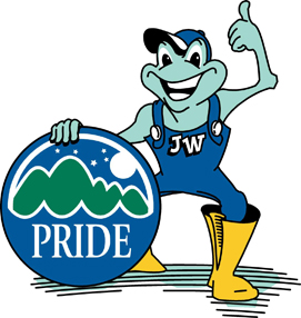 J Waterford PRIDE Mascot