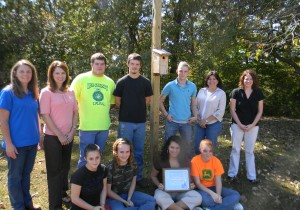 Lee County High School wins PRIDE Environmental Education Project of the Month Award, October 2011