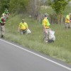 Foothills Academy volunteers picked up litter during Dale Hollow Spring Cleanup, 4/14/12