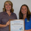 Laurel County 4-H Youth Development Extension Agent Kim Whitson accepted the PRIDE Environmental Education Project of the Month Award from PRIDE’s Jennifer Johnson.