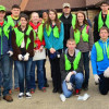 Members of the Whitley County JROTC, the largest school-based volunteer group at the 2015 Cumberland Falls Spring Cleanup, before the cleanup began. Photo courtesy of Cumberland Falls Ramblings community page at www.facebook.com