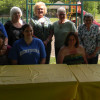 Members of the Red Bush Homemakers accepted the PRIDE Volunteer of the Month Award